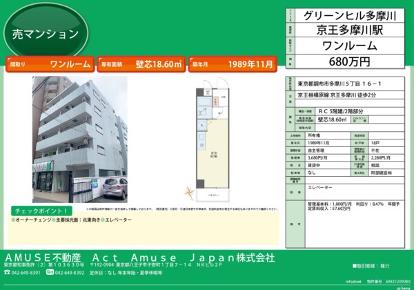 不動産　マンション　投資　東京　八王子