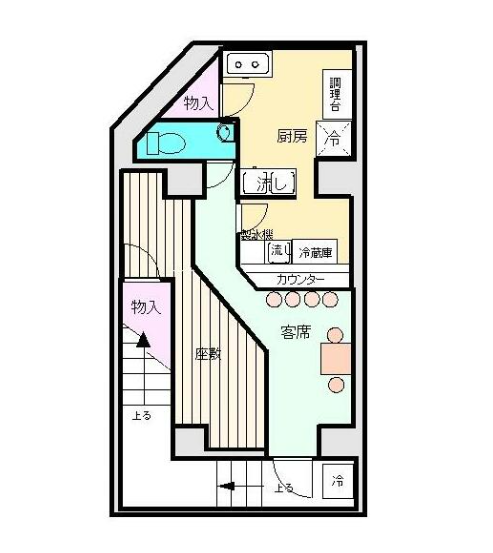テナント 物件 店舗 飲食 重飲食 居酒屋 バー 居ぬき 居抜き 造作 什器 無償 譲渡 深夜営業 地下 安い