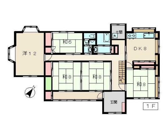八王子市 賃貸 南大沢 南大沢駅 不動産 戸建て 貸戸建 物件 京王 相模原線 東京都 広い 8 8DK 4台 駐車場 事務所