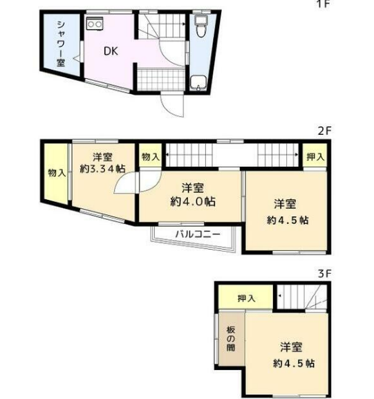 東京都 東京 日野市 三沢 中古 戸建て 戸建 物件 売買 不動産 安い 4DK 駐車場 ファミリー